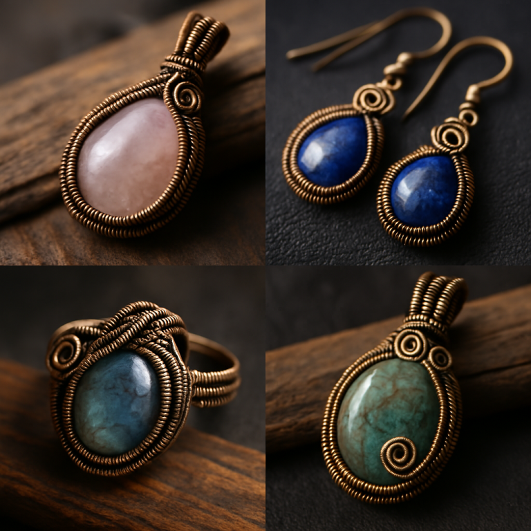 Before/after cleaning a tarnished bracelet.